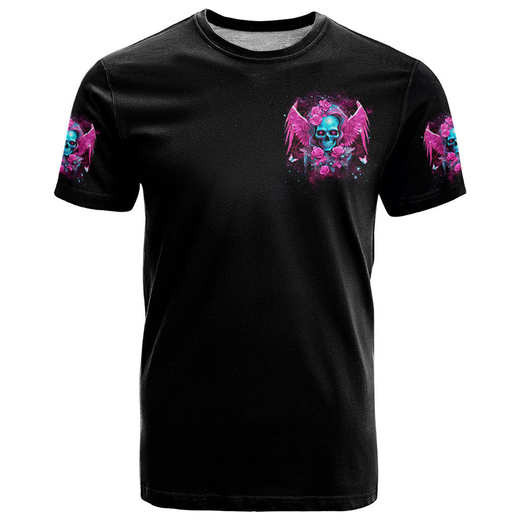 Skull Lady T Shirt In My Next Life I Want To Be The Karma Fairy - Wonder Print Shop