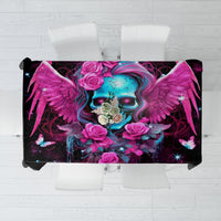 Skull Lady Tablecloth In My Next Life I Want To Be The Karma Fairy - Wonder Print Shop
