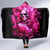 Skull Lady Hooded Blanket Look Hot Be Cold