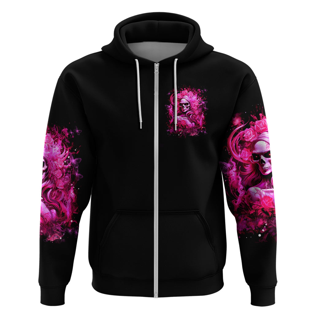 Skull Lady Hoodie Look Hot Be Cold - Wonder Print Shop