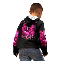 Skull Lady Kid Hoodie Look Hot Be Cold - Wonder Print Shop