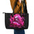 Skull Lady Leather Tote Bag Look Hot Be Cold - Wonder Print Shop