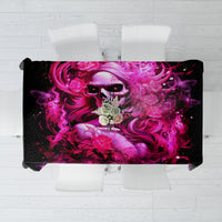 Skull Lady Tablecloth Look Hot Be Cold - Wonder Print Shop