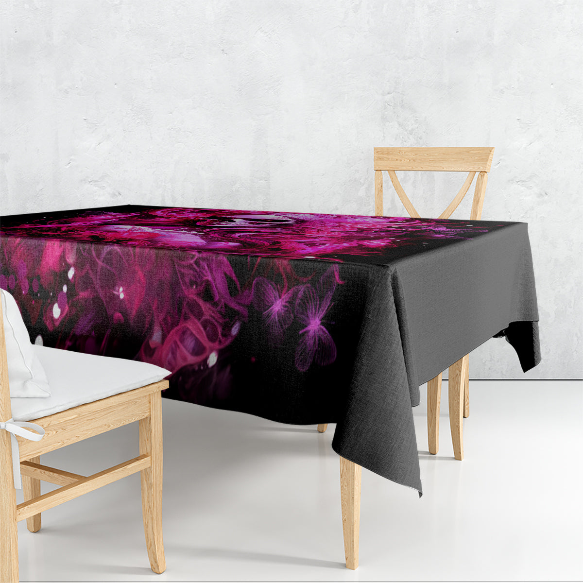 Skull Lady Tablecloth Look Hot Be Cold - Wonder Print Shop
