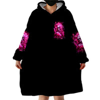 Skull Lady Wearable Blanket Hoodie Look Hot Be Cold - Wonder Print Shop