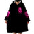 Skull Lady Wearable Blanket Hoodie Look Hot Be Cold - Wonder Print Shop