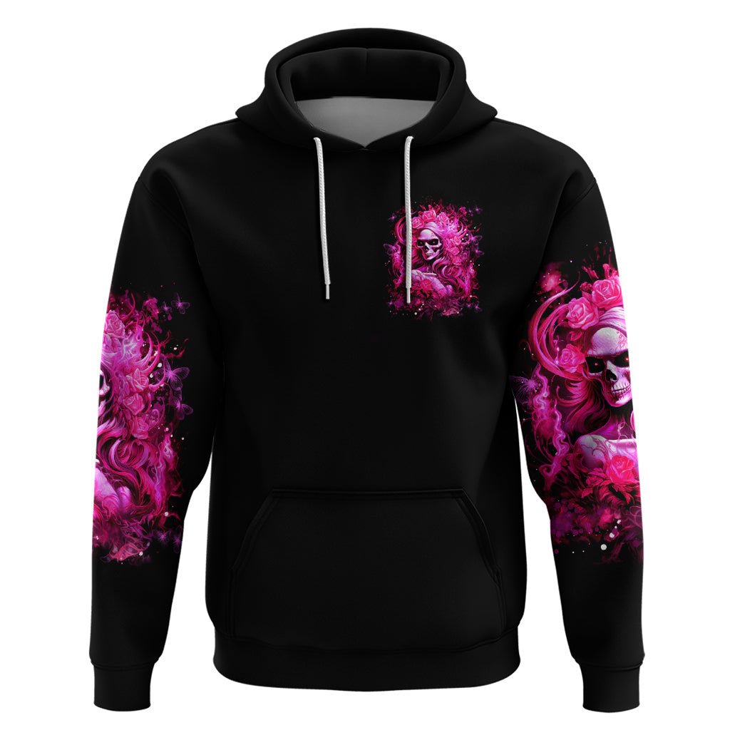 Skull Lady Zip Hoodie Look Hot Be Cold - Wonder Print Shop