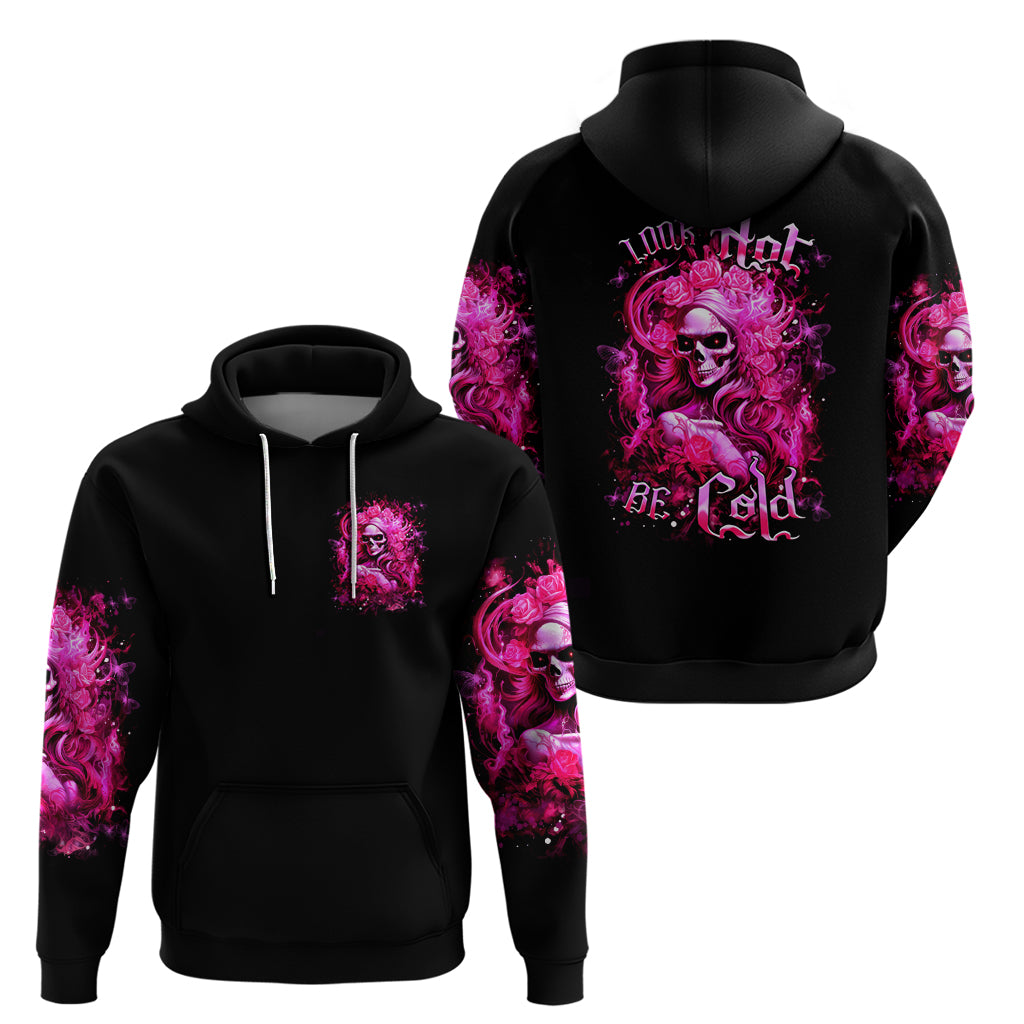Skull Lady Zip Hoodie Look Hot Be Cold - Wonder Print Shop