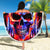Flame Skull Beach Blanket My Give A Fuck Is Broken But My Go Fuck Yourself Is Fully Functional - Wonder Print Shop