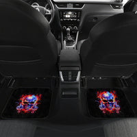 Flame Skull Car Mats My Give A Fuck Is Broken But My Go Fuck Yourself Is Fully Functional - Wonder Print Shop
