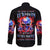 Flame Skull Long Sleeve Button Shirt My Give A Fuck Is Broken But My Go Fuck Yourself Is Fully Functional - Wonder Print Shop