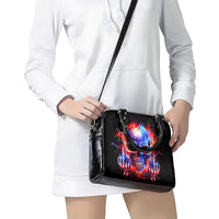 Flame Skull Shoulder Handbag My Give A Fuck Is Broken But My Go Fuck Yourself Is Fully Functional DT01