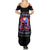 Flame Skull Summer Maxi Dress My Give A Fuck Is Broken But My Go Fuck Yourself Is Fully Functional - Wonder Print Shop