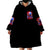 Flame Skull Wearable Blanket Hoodie My Give A Fuck Is Broken But My Go Fuck Yourself Is Fully Functional - Wonder Print Shop