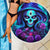 Skull Lady Beach Blanket Rose Skull She Whispered Back Iam The Storm - Wonder Print Shop