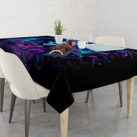 Skull Lady Tablecloth Rose Skull She Whispered Back Iam The Storm - Wonder Print Shop
