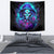 Skull Lady Tapestry Rose Skull She Whispered Back Iam The Storm - Wonder Print Shop