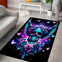 Skull Wings Area Rug So The Bitch In Me Came Out To Play - Wonder Print Shop