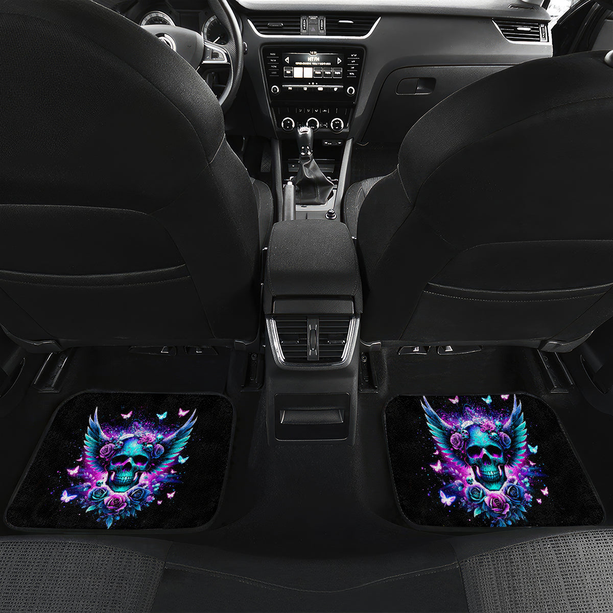Skull Wings Car Mats So The Bitch In Me Came Out To Play - Wonder Print Shop
