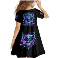 Skull Wings Family Matching Mermaid Dress and Hawaiian Shirt So The Bitch In Me Came Out To Play - Wonder Print Shop