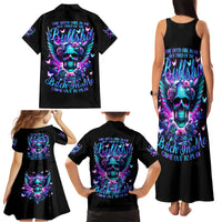 Skull Wings Family Matching Tank Maxi Dress and Hawaiian Shirt So The Bitch In Me Came Out To Play - Wonder Print Shop