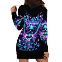 Skull Wings Hoodie Dress So The Bitch In Me Came Out To Play - Wonder Print Shop