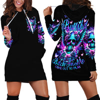 Skull Wings Hoodie Dress So The Bitch In Me Came Out To Play - Wonder Print Shop