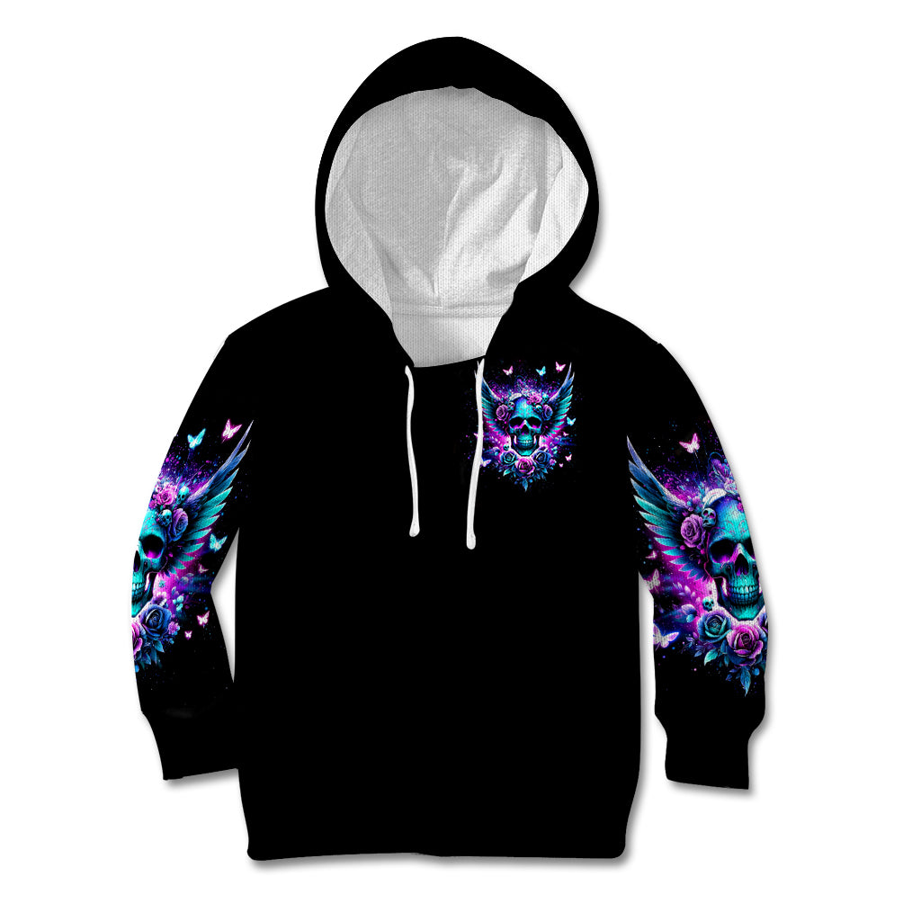 Skull Wings Kid Hoodie So The Bitch In Me Came Out To Play - Wonder Print Shop