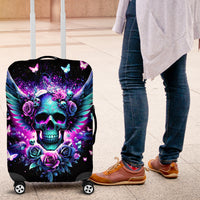 Skull Wings Luggage Cover So The Bitch In Me Came Out To Play - Wonder Print Shop