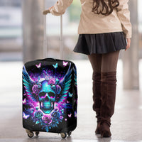 Skull Wings Luggage Cover So The Bitch In Me Came Out To Play - Wonder Print Shop