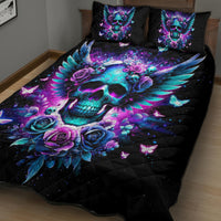 Skull Wings Quilt Bed Set So The Bitch In Me Came Out To Play - Wonder Print Shop