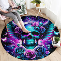 Skull Wings Round Carpet So The Bitch In Me Came Out To Play
