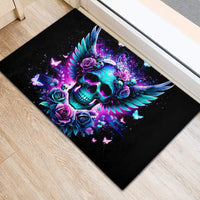 Skull Wings Rubber Doormat So The Bitch In Me Came Out To Play - Wonder Print Shop