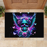 Skull Wings Rubber Doormat So The Bitch In Me Came Out To Play - Wonder Print Shop
