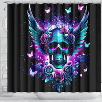 Skull Wings Shower Curtain So The Bitch In Me Came Out To Play