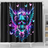 Skull Wings Shower Curtain So The Bitch In Me Came Out To Play