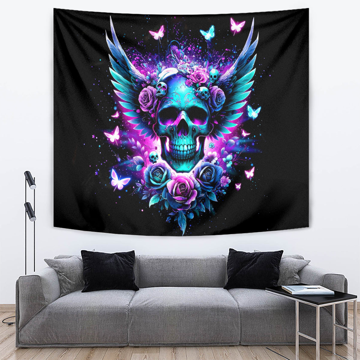 Skull Wings Tapestry So The Bitch In Me Came Out To Play - Wonder Print Shop