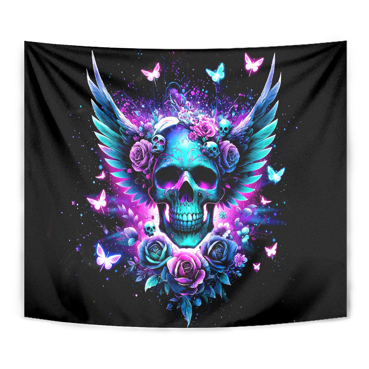 Skull Wings Tapestry So The Bitch In Me Came Out To Play - Wonder Print Shop