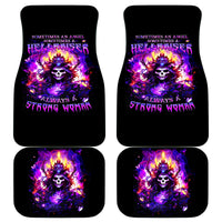 Queen Skull Car Mats Sometimes An Angel Somethimes Hellraiser Always A Strong Woman - Wonder Print Shop