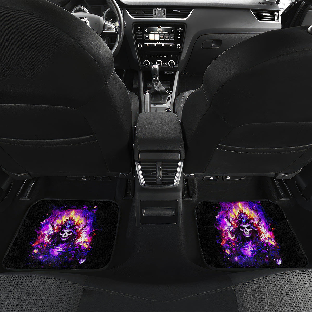 Queen Skull Car Mats Sometimes An Angel Somethimes Hellraiser Always A Strong Woman - Wonder Print Shop