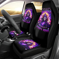 Queen Skull Car Seat Cover Sometimes An Angel Somethimes Hellraiser Always A Strong Woman - Wonder Print Shop