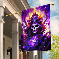 Queen Skull Garden Flag Sometimes An Angel Somethimes Hellraiser Always A Strong Woman - Wonder Print Shop