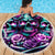Rose Skull Beach Blanket Stuck Between IDK IDC And IDGAF - Wonder Print Shop