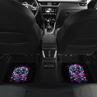 Rose Skull Car Mats Stuck Between IDK IDC And IDGAF - Wonder Print Shop