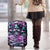 Rose Skull Luggage Cover Stuck Between IDK IDC And IDGAF - Wonder Print Shop