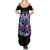 Rose Skull Summer Maxi Dress Stuck Between IDK IDC And IDGAF - Wonder Print Shop