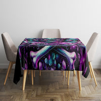 Rose Skull Tablecloth Stuck Between IDK IDC And IDGAF - Wonder Print Shop