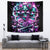 Rose Skull Tapestry Stuck Between IDK IDC And IDGAF - Wonder Print Shop