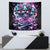 Rose Skull Tapestry Stuck Between IDK IDC And IDGAF - Wonder Print Shop