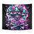 Rose Skull Tapestry Stuck Between IDK IDC And IDGAF - Wonder Print Shop